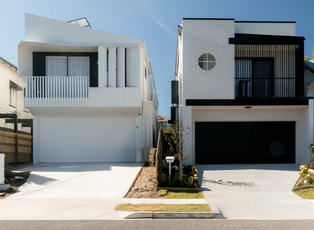 New housing build at 16 & 16A Macaulay Street, Coorparoo by AKAM
